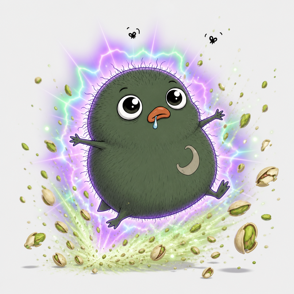 Baby Pistacio pounce meme